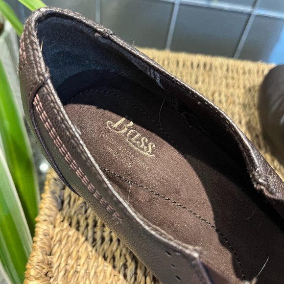 BASS Shoe Boot Size 6M Brown Man Made Material Good Condition 2 1/4" Heel - Picture 8 of 11